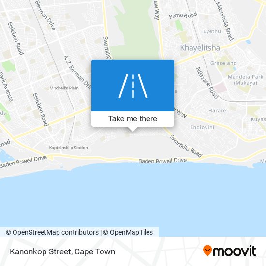 Kanonkop Street map