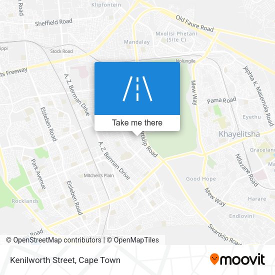 Kenilworth Street map