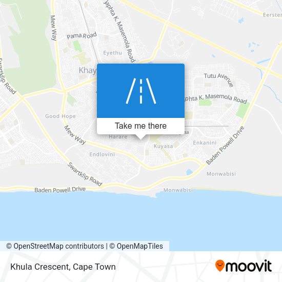 Khula Crescent map