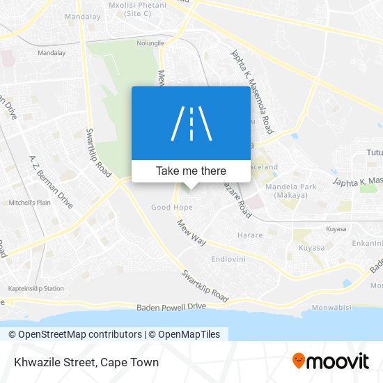 Khwazile Street map