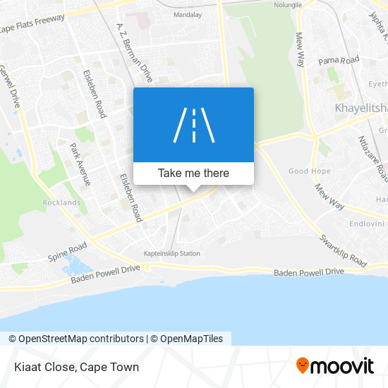 Kiaat Close map