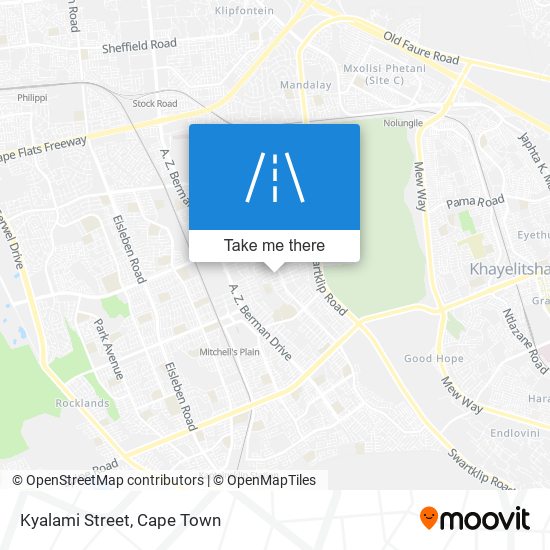 Kyalami Street map