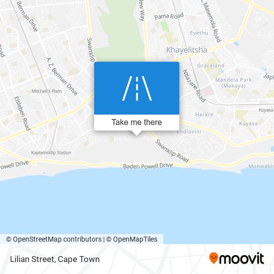 Lilian Street map