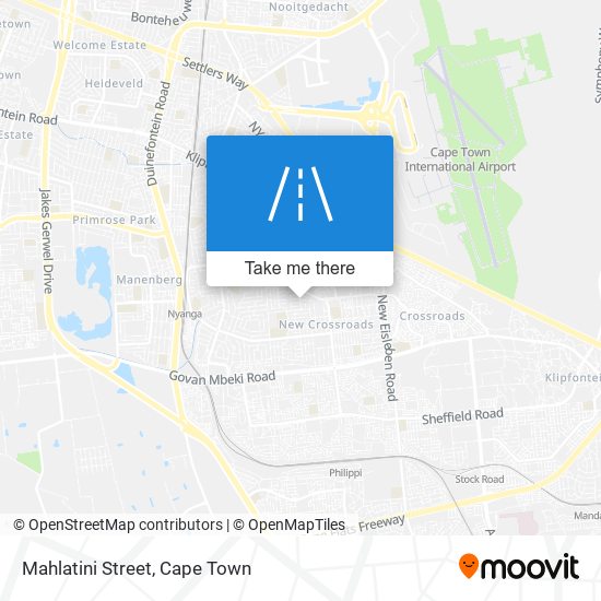 Mahlatini Street map