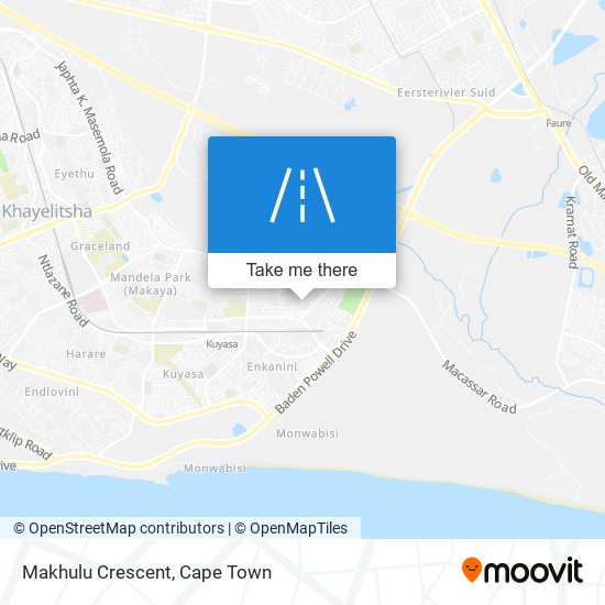 Makhulu Crescent map