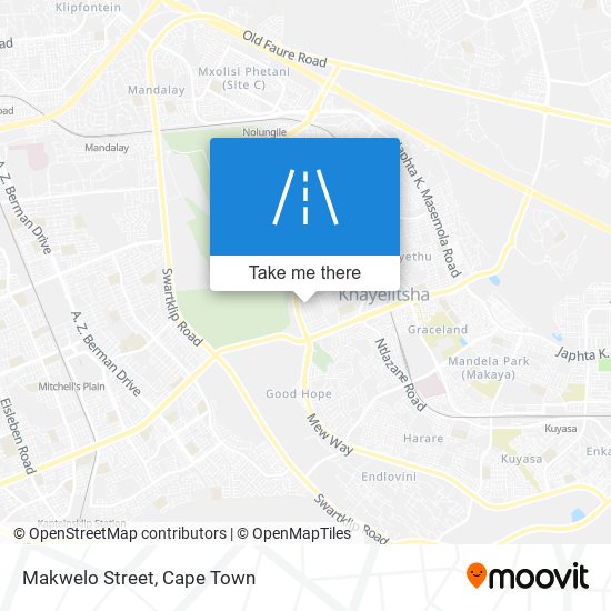 Makwelo Street map