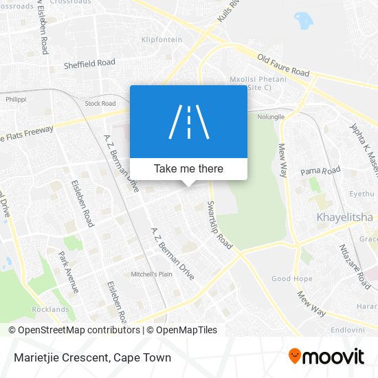 Marietjie Crescent map