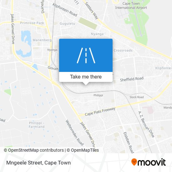 Mngeele Street map