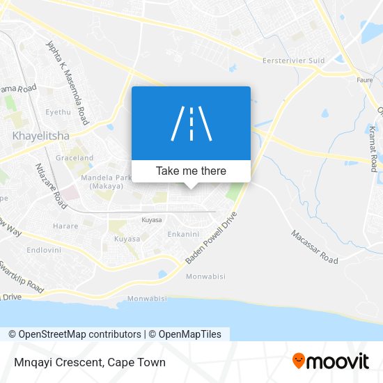 Mnqayi Crescent map