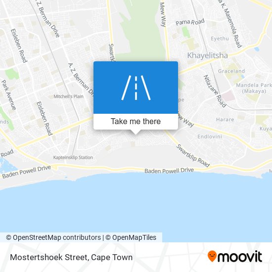 Mostertshoek Street map