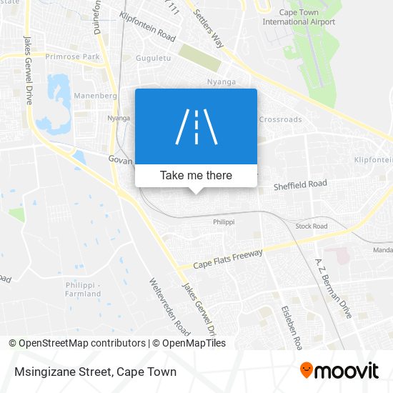 Msingizane Street map