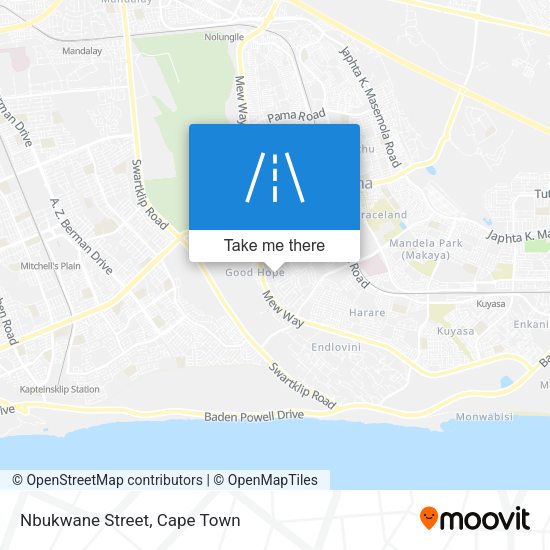 Nbukwane Street map