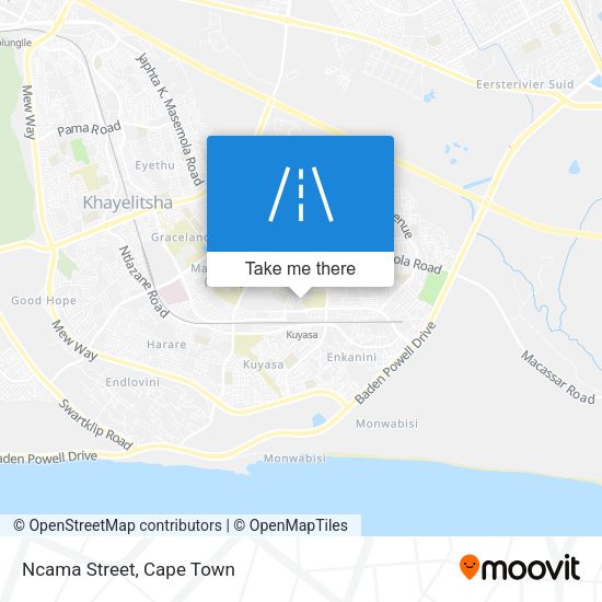 Ncama Street map