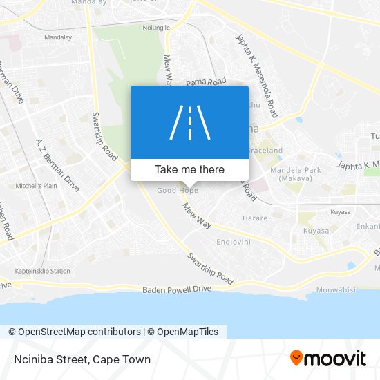 Nciniba Street map