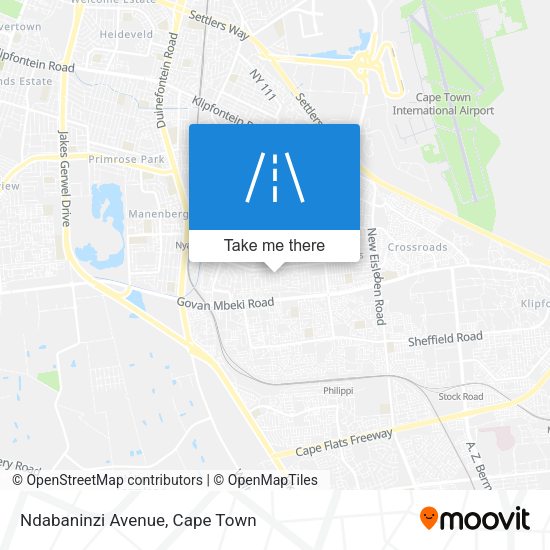 Ndabaninzi Avenue map