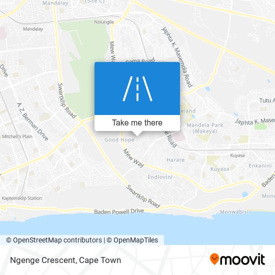 Ngenge Crescent map