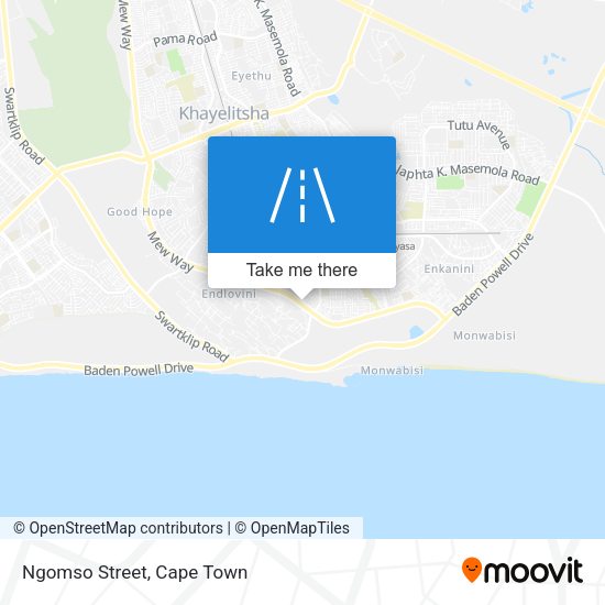 Ngomso Street map