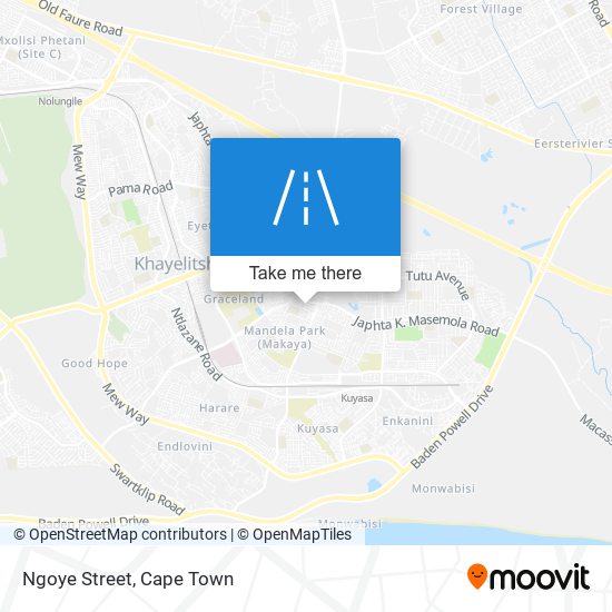 Ngoye Street map