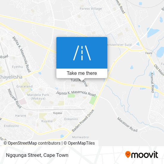 Ngqunga Street map