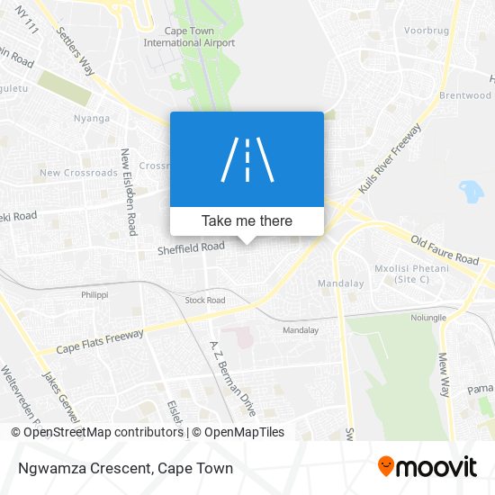 Ngwamza Crescent map