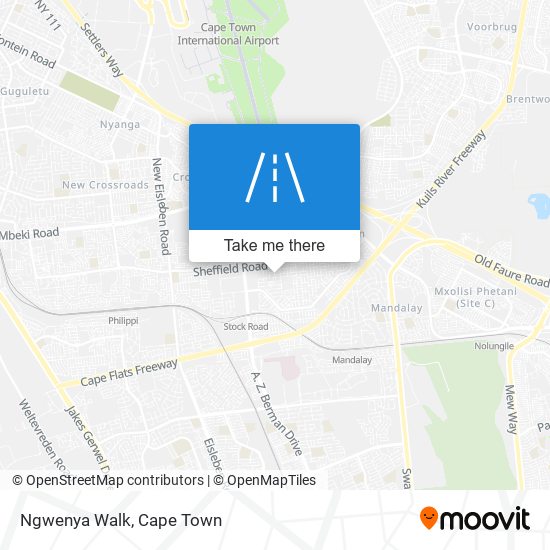 Ngwenya Walk map