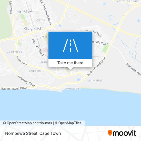 Nombewe Street map