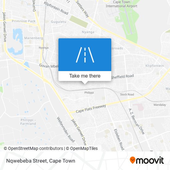 Nqwebeba Street map