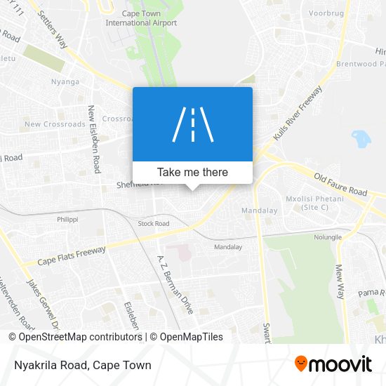 Nyakrila Road map