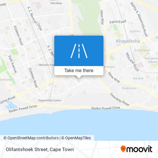 Olifantshoek Street map