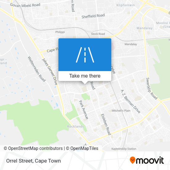 Orrel Street map