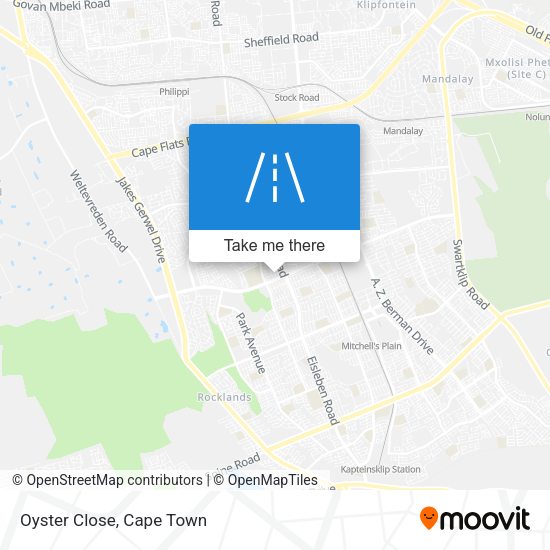 Oyster Close map