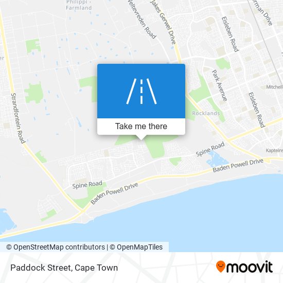 Paddock Street map