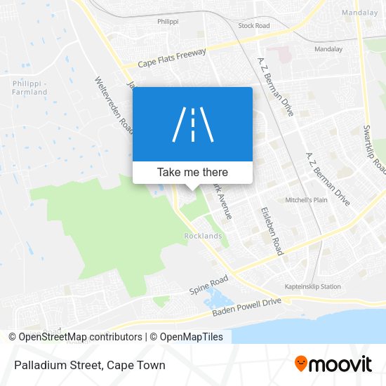 Palladium Street map