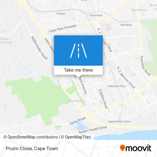 Pruim Close map