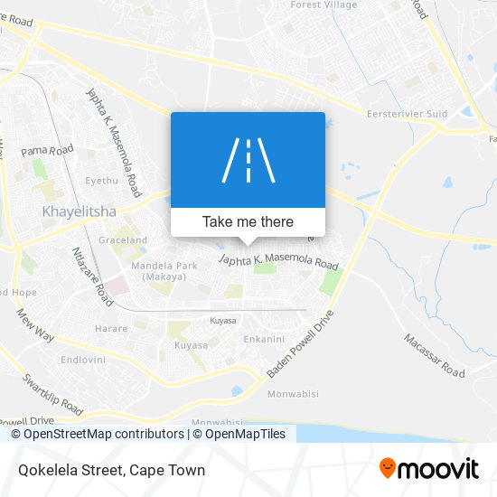 Qokelela Street map