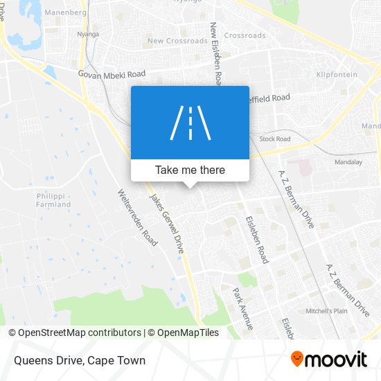 Queens Drive map