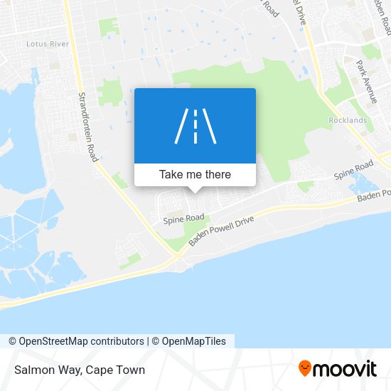 Salmon Way map