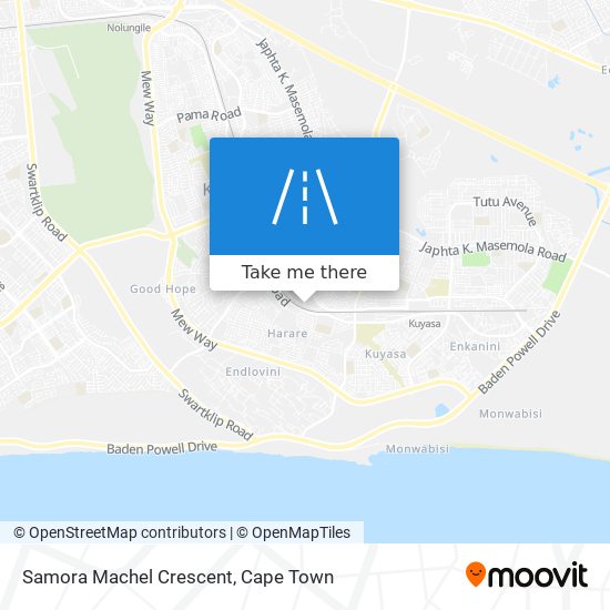 Samora Machel Crescent map