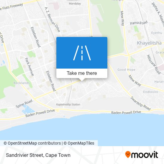 Sandrivier Street map