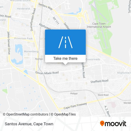 Santos Avenue map