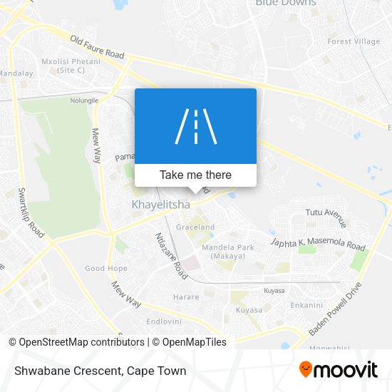Shwabane Crescent map