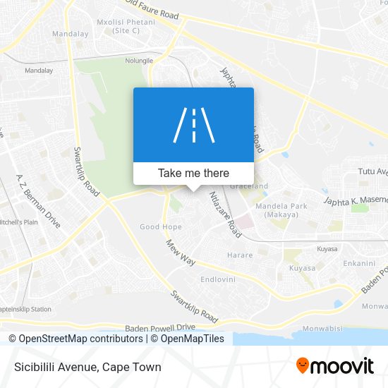 Sicibilili Avenue map