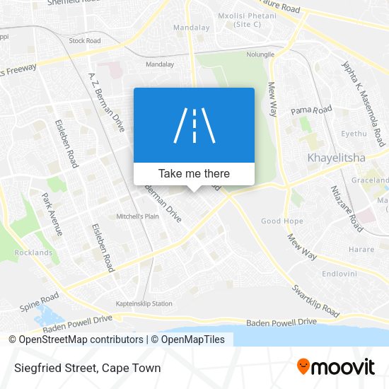 Siegfried Street map