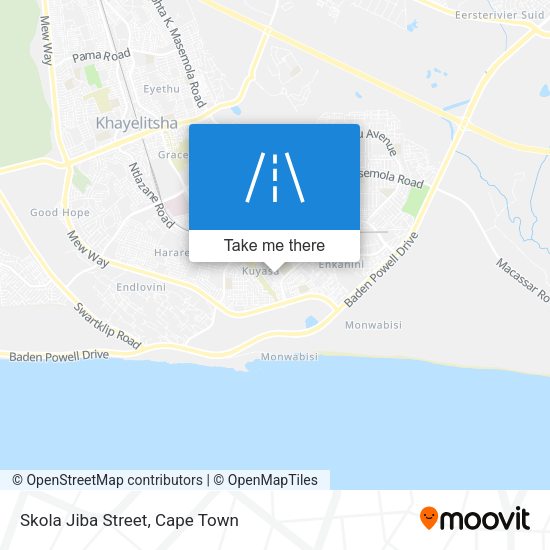 Skola Jiba Street map
