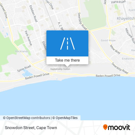 Snowdon Street map