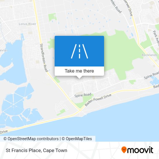 St Francis Place map