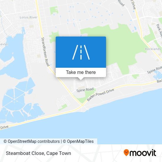 Steamboat Close map