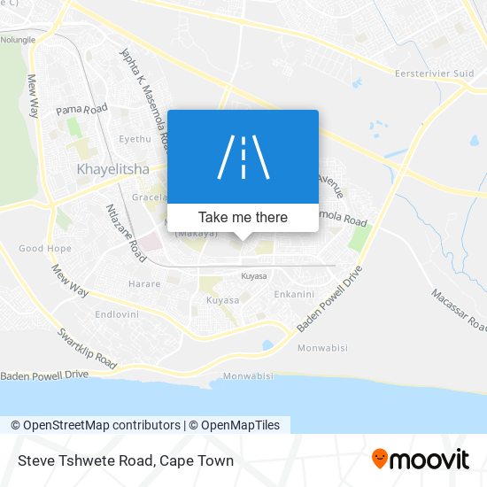 Steve Tshwete Road map