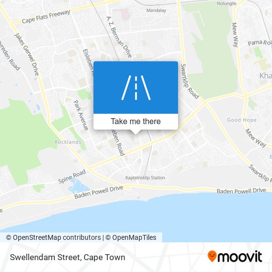 Swellendam Street map