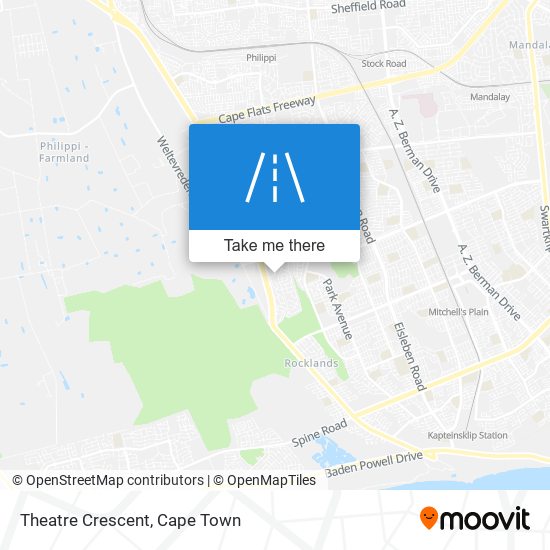 Theatre Crescent map